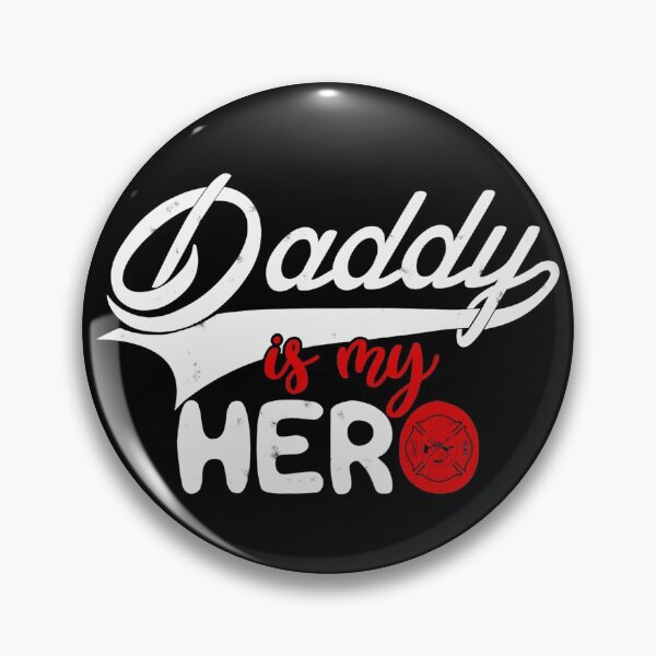 Item preview, Pride Work Firefighter Daddy is my Hero gift for Fireman Son Daughter designed and sold by LKTankdesign.