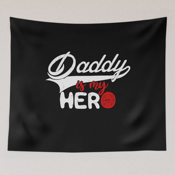 Item preview, Pride Work Firefighter Daddy is my Hero gift for Fireman Son Daughter designed and sold by LKTankdesign.