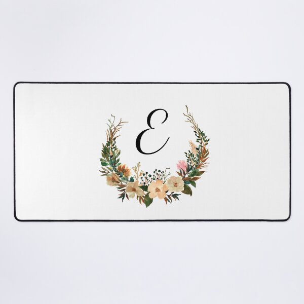 Item preview, Autumn Floral Monogram | Monogram Letter E designed and sold by JustSeasons.