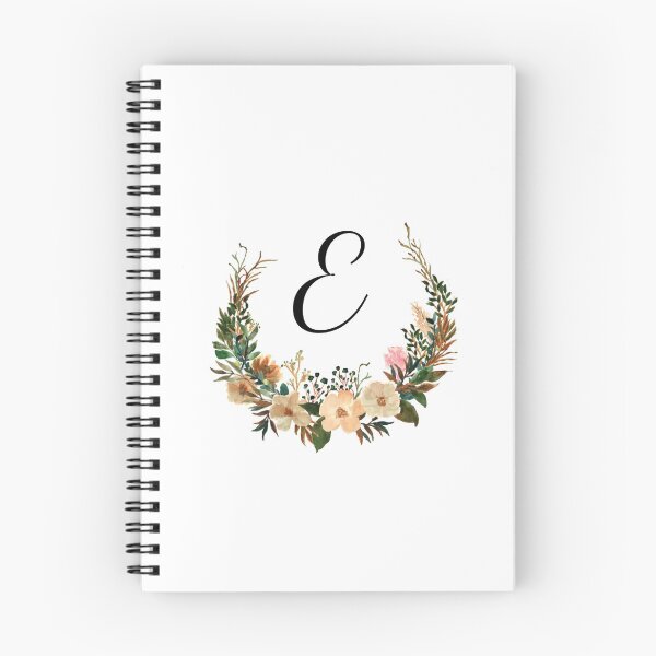 Item preview, Autumn Floral Monogram | Monogram Letter E designed and sold by JustSeasons.