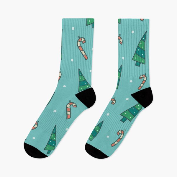 Artikelvorschau, Muster Weihnachten mit Bäumen und Stöcken entworfen und verkauft von MrBoneDesign.