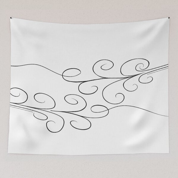 Item preview, Minimalist Inhale Exhale Yoga Illustration designed and sold by CJAura by Claire Jane Johnson.