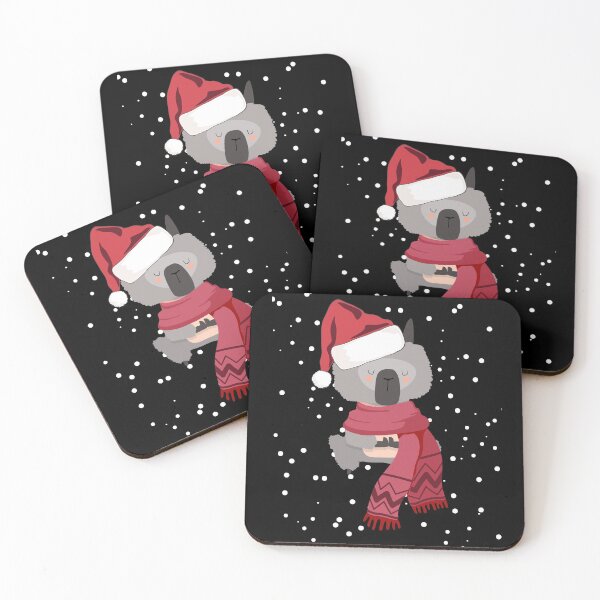 Item preview, fa la la la llama christmas lights snowflakes designed and sold by reka88.