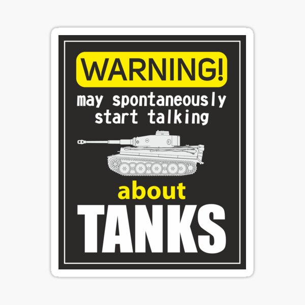 German Tank Stickers for Sale