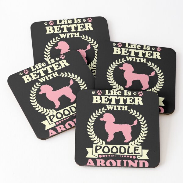 Item preview, Life Is Better With Poodles Around designed and sold by Buzzbazaar.