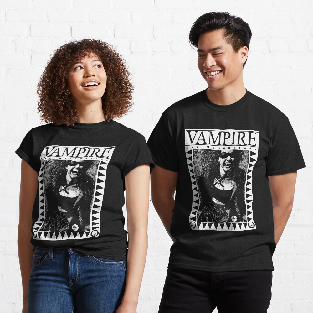 Retro Vampire: The Masquerade Classic T-Shirt
