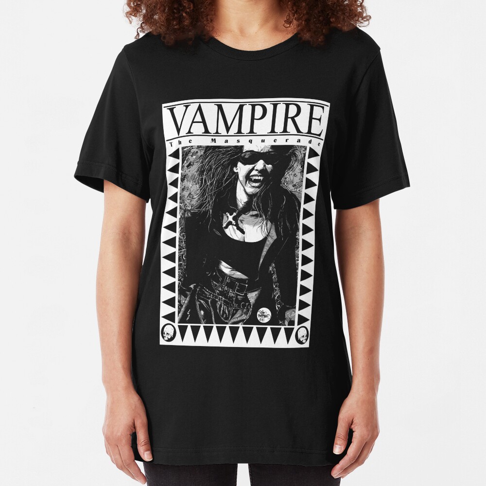 Retro Vampire: The Masquerade Slim Fit T-Shirt