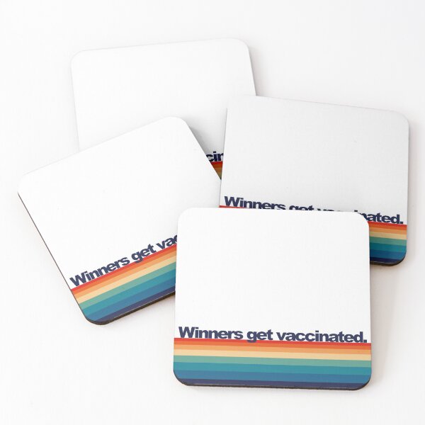Item preview, Winners get vaccinated. Vintage Print designed and sold by KBwiththeTees.