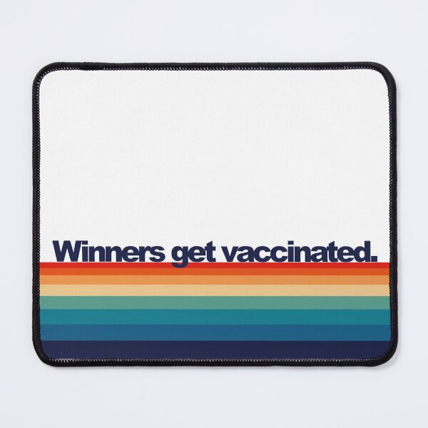 Item preview, Winners get vaccinated. Vintage Print designed and sold by KBwiththeTees.