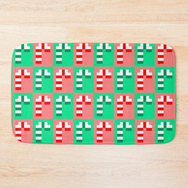 Item preview, Cute Little Pixel Candy Canes, Red Green White designed and sold by rin3d .