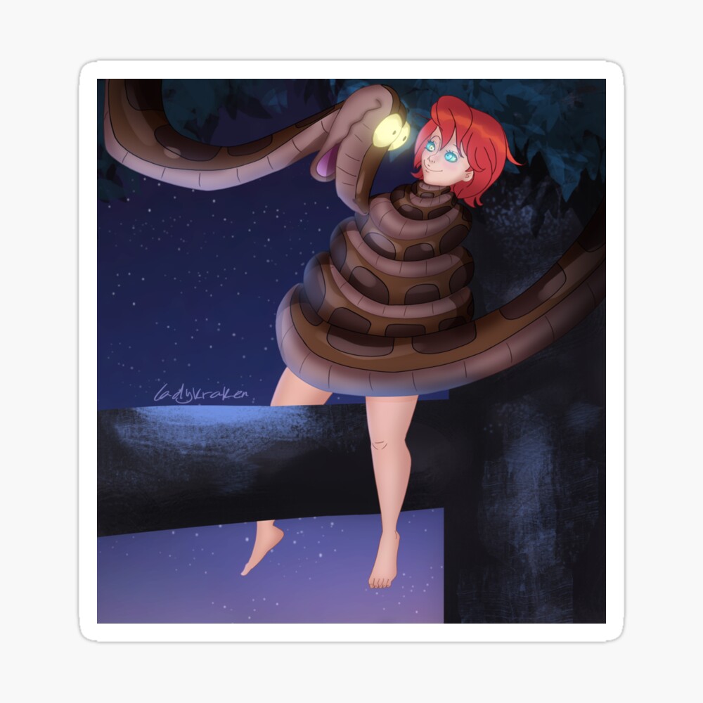 Jungle Redhead Woman Hypnosis Art Board Print for Sale by ladykraken |  Redbubble