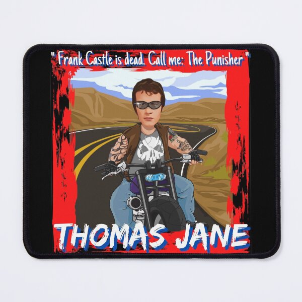 Item preview, Thomas Jane-Frank Castle is dead. Call me The Punisher designed and sold by DrawingAndText.