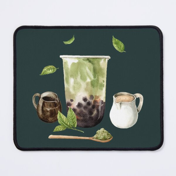 Item preview, Matcha Green Tea Bubble Boba Milk Tea designed and sold by Alicia Chee.