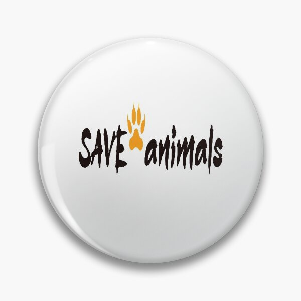Item preview, Save animals - big cat foot print designed and sold by Kinkalow.