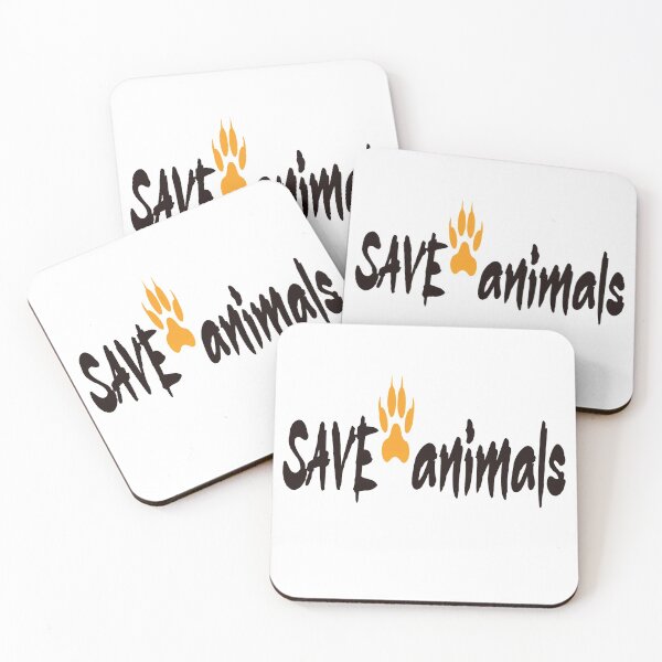 Item preview, Save animals - big cat foot print designed and sold by Kinkalow.