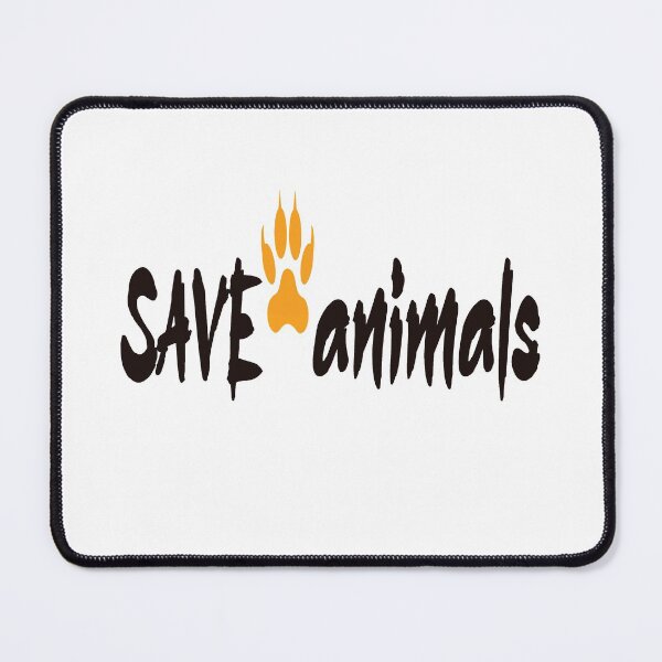 Item preview, Save animals - big cat foot print designed and sold by Kinkalow.