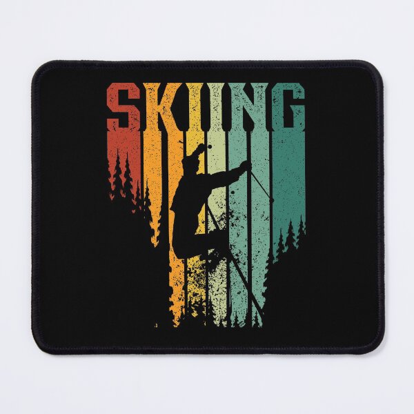 Item preview, Retro Sunset Colors Skiing Shirt | Winter Extreme Sports designed and sold by thecooltable.