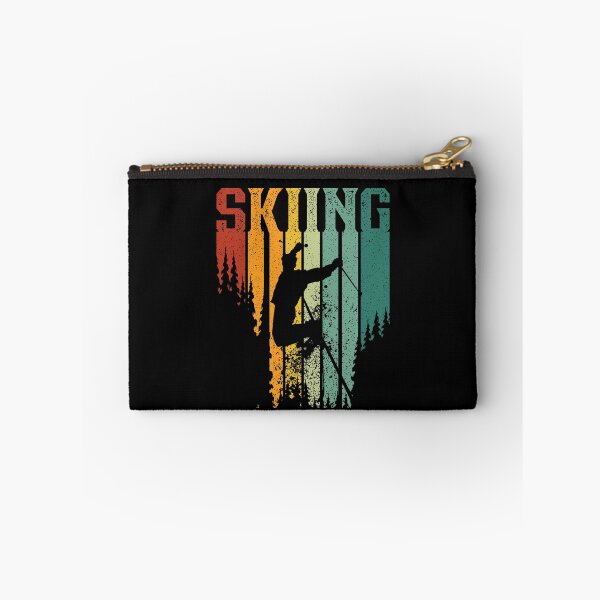Item preview, Retro Sunset Colors Skiing Shirt | Winter Extreme Sports designed and sold by thecooltable.