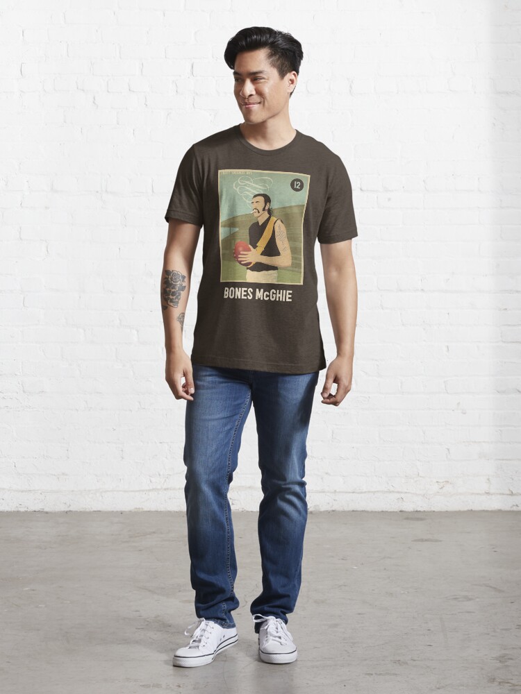 Alternate view of Bones McGhie - Richmond [dark shirt version] Essential T-Shirt