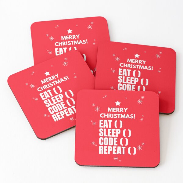Item preview, Eat sleep code repeat christmas designed and sold by Designforoz.
