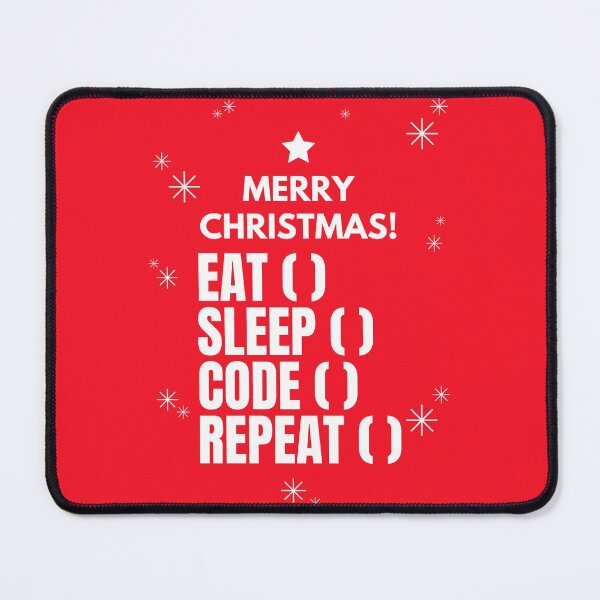 Item preview, Eat sleep code repeat christmas designed and sold by Designforoz.