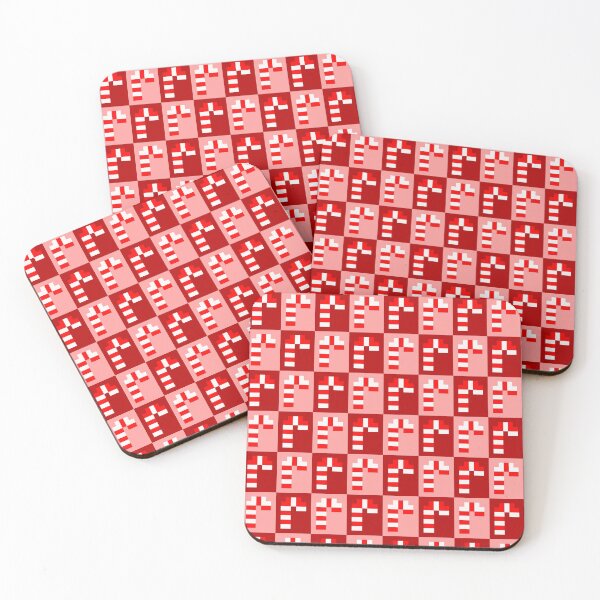 Item preview, Cute Little Pixel Candy Canes, All Red designed and sold by rin3d .