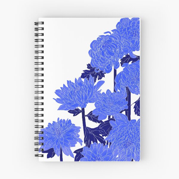 Item preview, Blue Chrysanthemums designed and sold by Saanis.