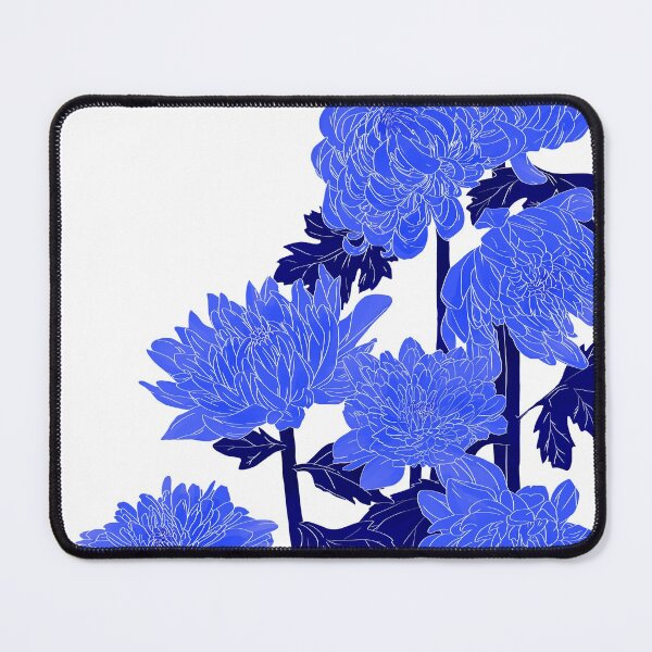 Item preview, Blue Chrysanthemums designed and sold by Saanis.