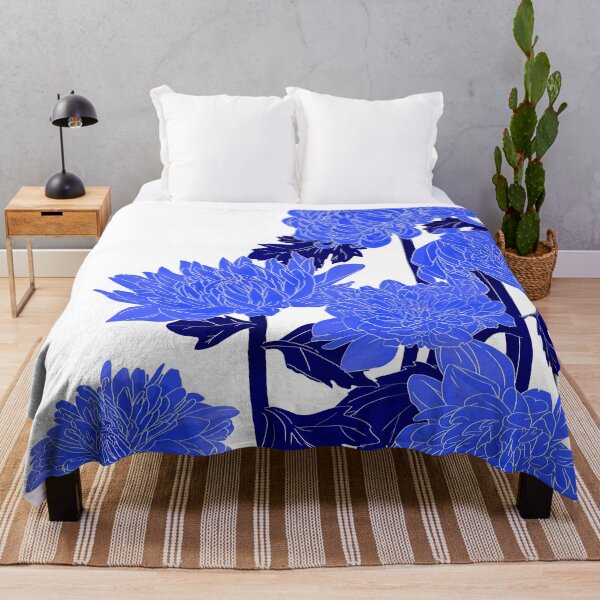 Item preview, Blue Chrysanthemums designed and sold by Saanis.