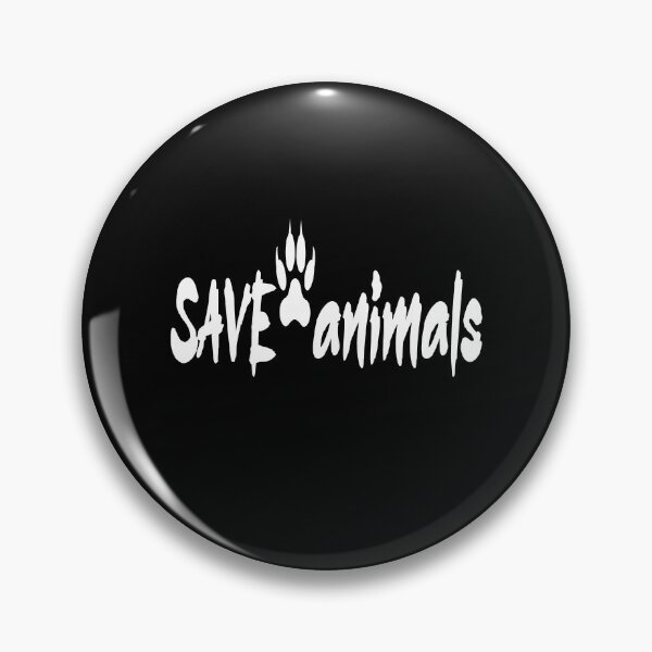 Item preview, Save animals - white foot print designed and sold by Kinkalow.