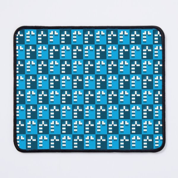 Item preview, Cute Little Pixel Candy Canes, All Blue designed and sold by rin3d .