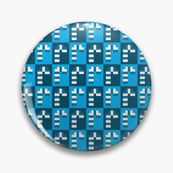 Item preview, Cute Little Pixel Candy Canes, All Blue designed and sold by rin3d .