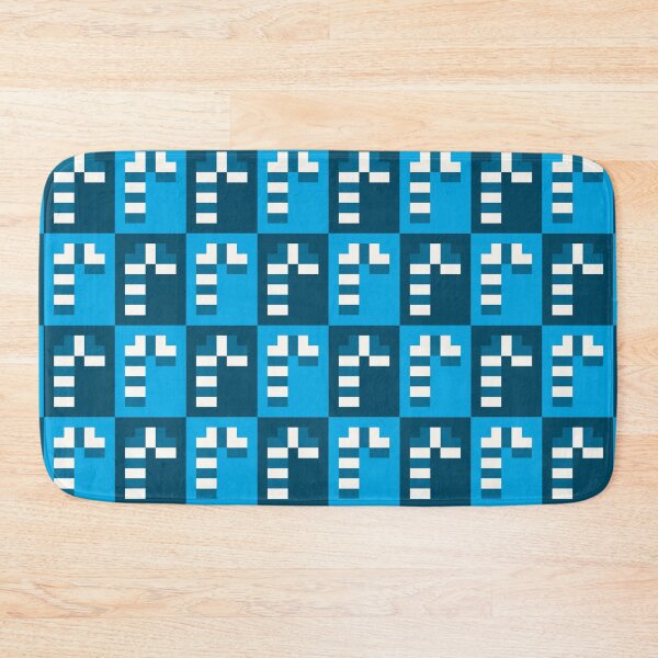 Item preview, Cute Little Pixel Candy Canes, All Blue designed and sold by rin3d .