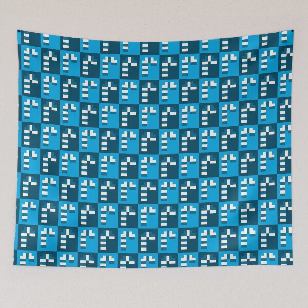 Item preview, Cute Little Pixel Candy Canes, All Blue designed and sold by rin3d .