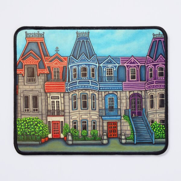 Item preview, Colours of Plateau-Mont-Royal designed and sold by Lisa Lorenz Paintings.