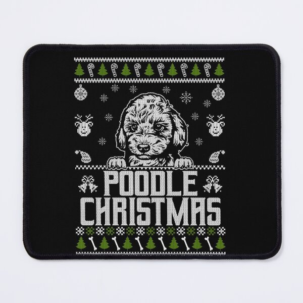 Item preview, Poodles ugly Christmas sweater designed and sold by Buzzbazaar.