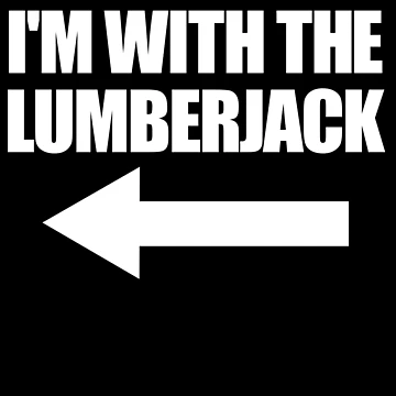 Imagen de la obra I'm With The Lumberjack Forester Arborist Lumberjack Gear de DynamicDesign