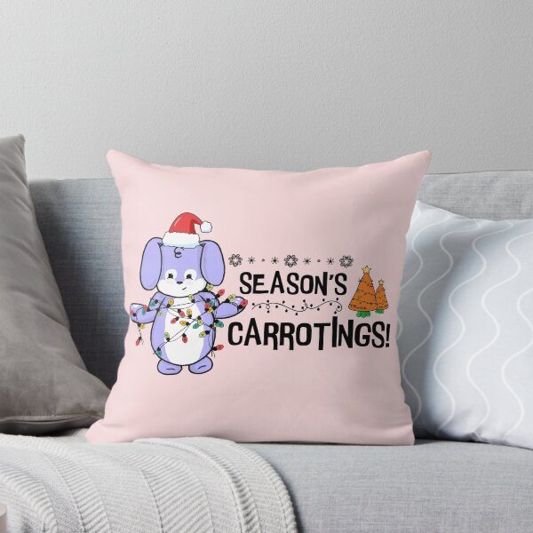 Item preview, Season's Carrotings | Punny Bunny | Christmas (Blue x White) designed and sold by the-krisney-way.