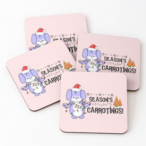 Item preview, Season's Carrotings | Punny Bunny | Christmas (Blue x White) designed and sold by the-krisney-way.