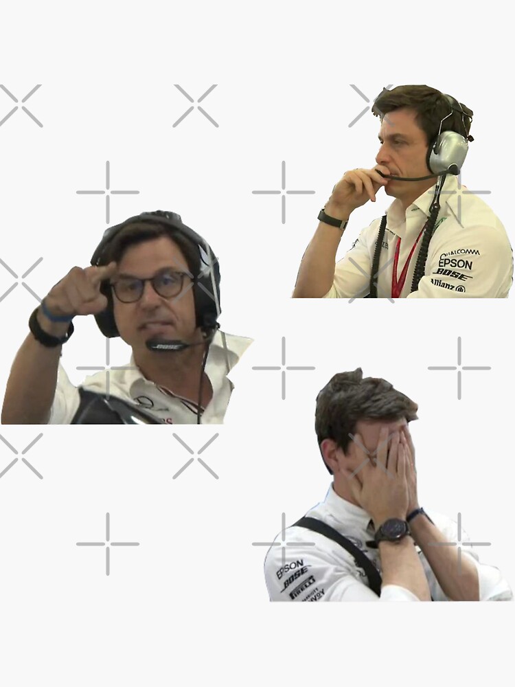 Wütende Toto Wolff Collage von filastrocca