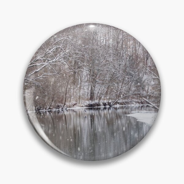 Item preview, Snowfall Over Finley River designed and sold by mljdwhite.