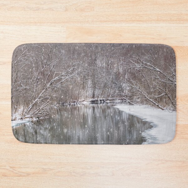Item preview, Snowfall Over Finley River designed and sold by mljdwhite.