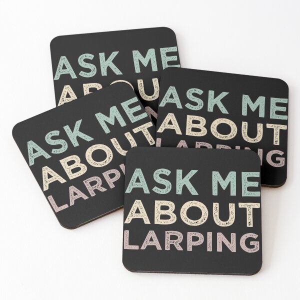 Item preview, Ask Me About Larping designed and sold by medbdj.