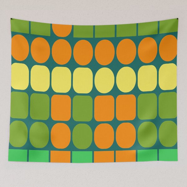 Item preview, Colorful Mosaic Tiles Pattern Throw Pillow 06 designed and sold by blueocan.