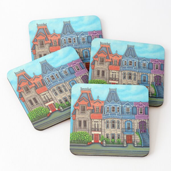 Item preview, Colours of Plateau-Mont-Royal designed and sold by Lisa Lorenz Paintings.