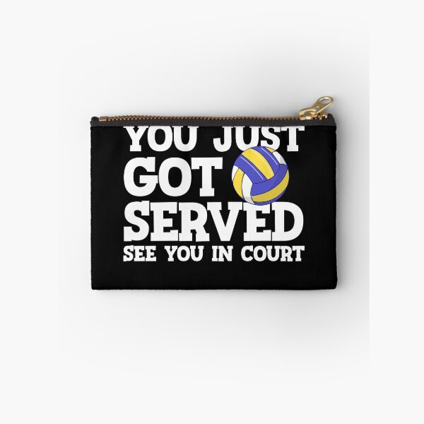 Item preview, You Just Got Served See You In Court Funny Volleyball Gear designed and sold by DynamicDesign.