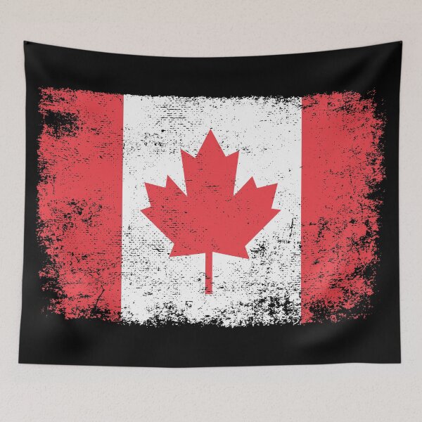 Item preview, Canada Flag Brush design  designed and sold by AEGMEDIA.