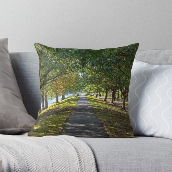 Along the Royal Military Canal Throw Pillow