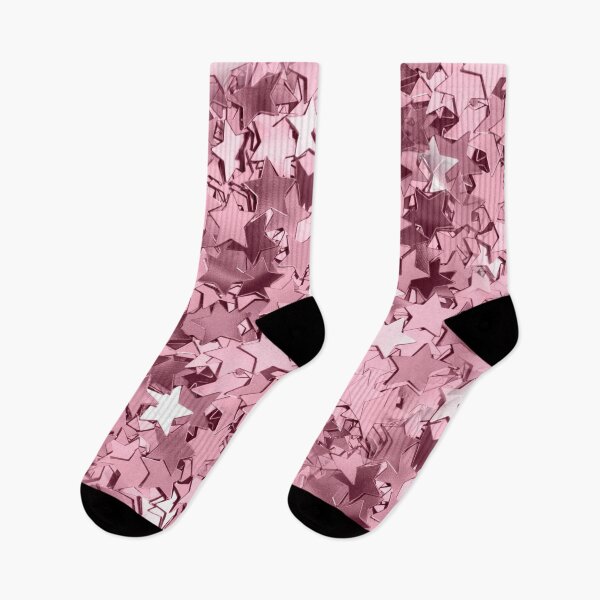 Artikelvorschau, Roségoldene Sterne mit künstlichen Pailletten entworfen und verkauft von WOW TeesAndThings.
