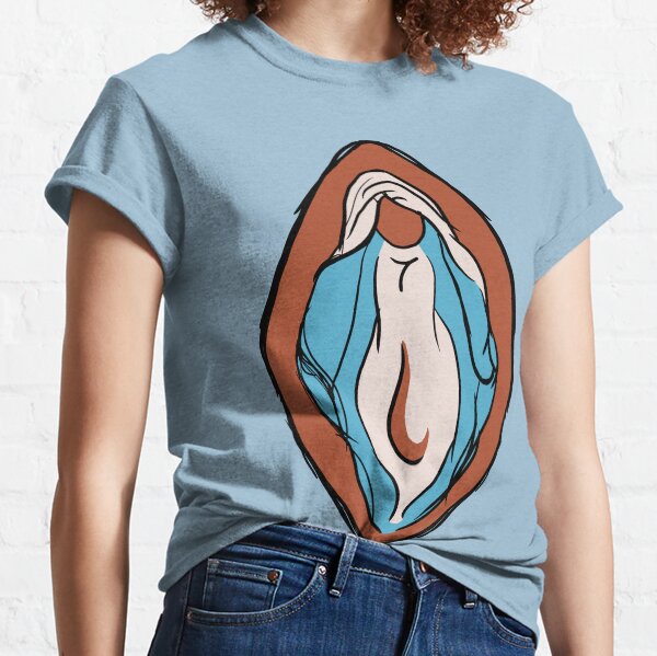 Vulva Mary Feminist Design Classic T-Shirt